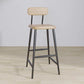 Modern Low Back Bar Stool Armless Metal Legs Bar Stool with Footrest Clearhalo 'Bar Furniture' 'Bar Stools' 'bar_stools' 'furn' 'furn_bar_stools' 'Furniture' 'Kitchen & Dining Furniture' 1200x1200_0b398790-aaca-42ba-af3c-d1debc055b3c