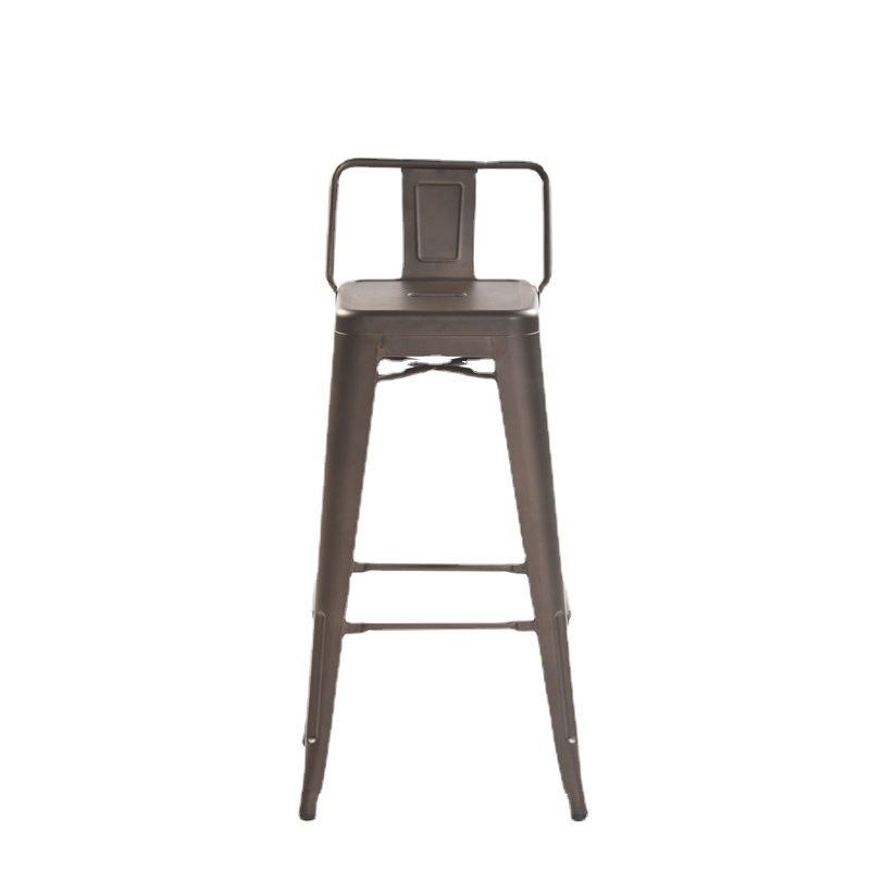 Industrial Style Metal Bar-stool Square Iron Seat Counter Stool for Kitchen Bar Clearhalo 'Bar Furniture' 'Bar Stools' 'bar_stools' 'furn' 'furn_bar_stools' 'furniture_bar_stools' 'Kitchen & Dining Furniture' 'kitchen&dining_furn' 'kitchen' 'kitchen_furn' Furniture' 1200x1200_0b39d7d5-00b4-4a0f-ab91-aa3bc24ab748