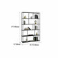 Modern Style Bookcase Open Back Metal Bookshelf for Home Office