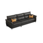 Armrest Buffering Backrest Sofa Bed Multicolor Choice Solid Wood Frame Black Sofa Leg Sofa