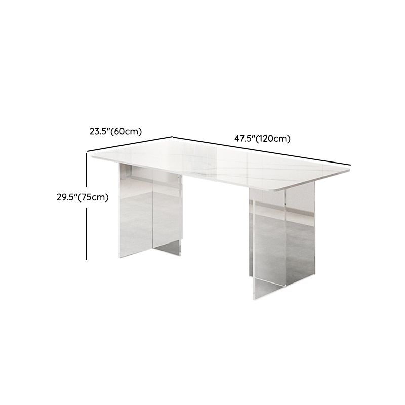 Mesa de comedor de piedra rectangular moderna 1/2/5/7 piezas de comedor juego para cocina
