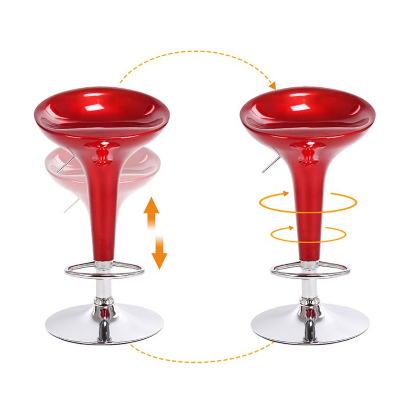 Industrial Style Bar Stool with Adjustable Height PP Seat Barstool for Kitchen Clearhalo 'Bar Furniture' 'Bar Stools' 'bar_stools' 'furn' 'furn_bar_stools' 'furniture_bar_stools' 'Kitchen & Dining Furniture' 'kitchen&dining_furn' 'kitchen' 'kitchen_furn' Furniture' 1200x1200_0b3f3de1-d5f4-46f6-bfa1-956e112f81ea