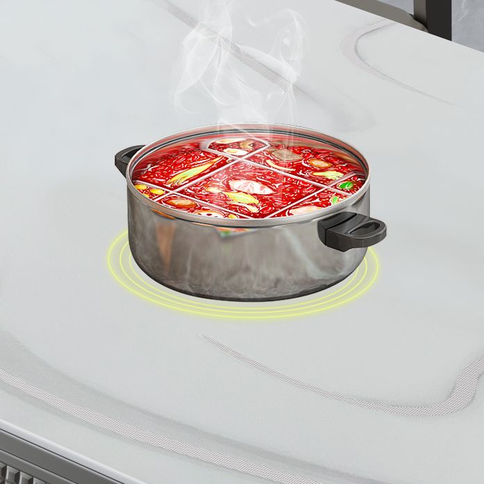 1/5/7/9 Piezas Juego de comedor de acero inoxidable blanco para el hogar