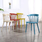 Contemporary Style Windsor Back Side Chair Plastic Dining Chair for Home Clearhalo ' kitchen&dining_furn' 'Dining Chairs' 'Dining Tables & Seating' 'dining_chair' 'furn' 'furn_dining_chair' 'Furniture' 'furniture_dining_chair' 'Kitchen & Dining Furniture' 'kitchen' 1200x1200_0b41af2f-1c5b-44ac-ae9a-1818ed920028