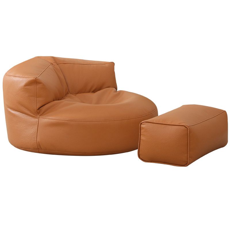 35,43 "l x 39.37" w x 19,68 "Hux sedia a braccia in pelle per soggiorno per soggiorno