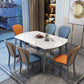 Contemporary Wood Dining Armless Chairs Upholstered Side Chairs for Restaurant Use