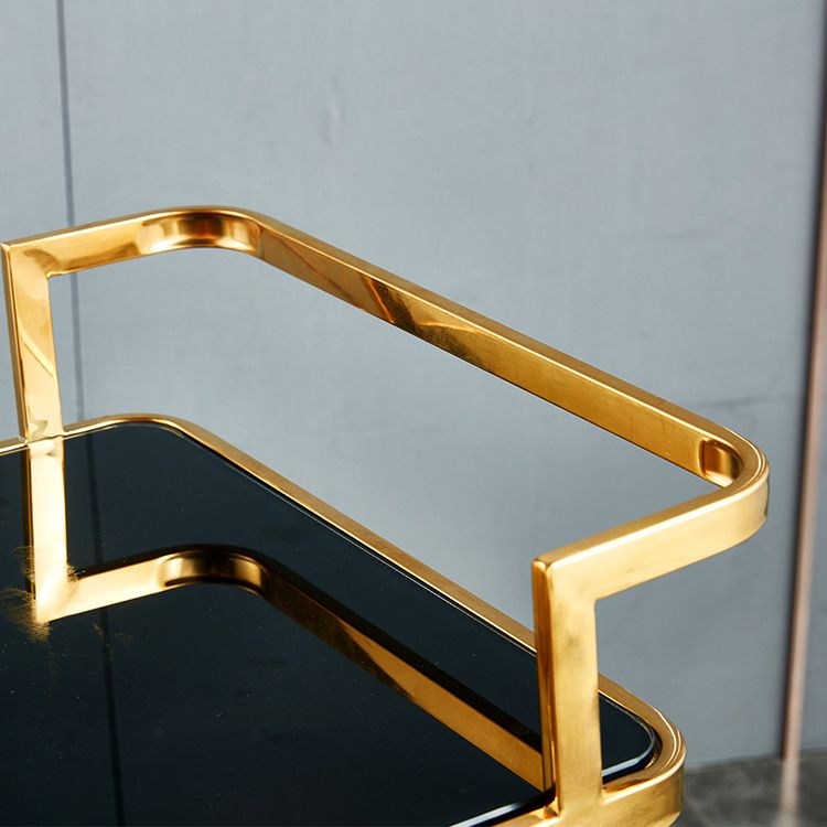 31.50" High Rolling Contemporary Prep Table Stone Prep Table for Kitchen