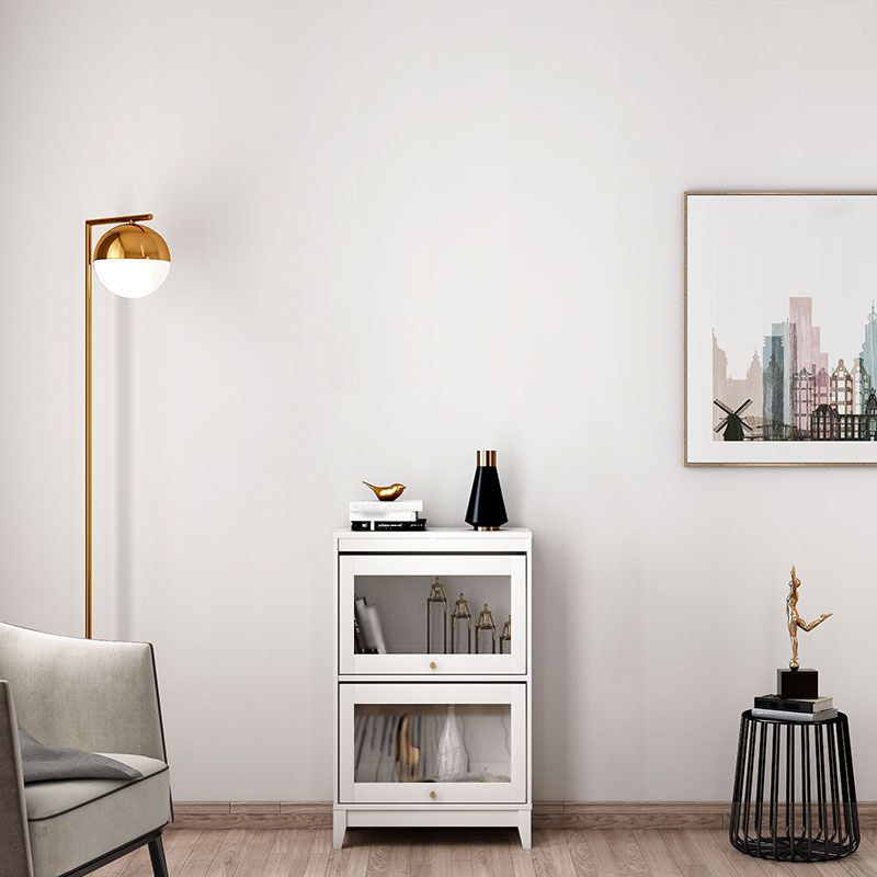 Manufactured Wood Standard Bookcase White Contemporary Bookcase with Glass Doors Clearhalo 'Bookcases' 'furn' 'furn_bookcases' 'Furniture' 'furniture_bookcases' 'Office Furniture' 1200x1200_0b462ed5-e973-4f0c-869e-d2c3173922e6