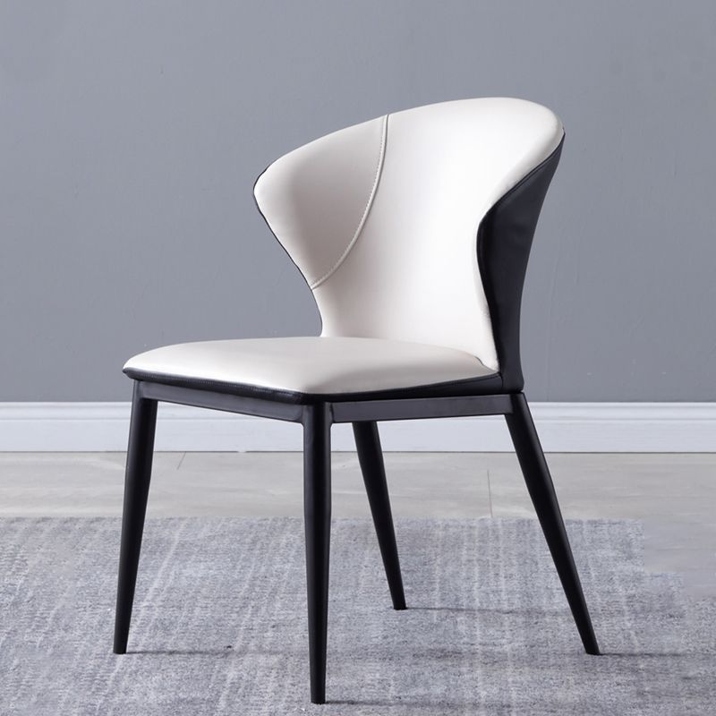 Upholstered Dining Side Chair Contemporary Armless Dining Chairs