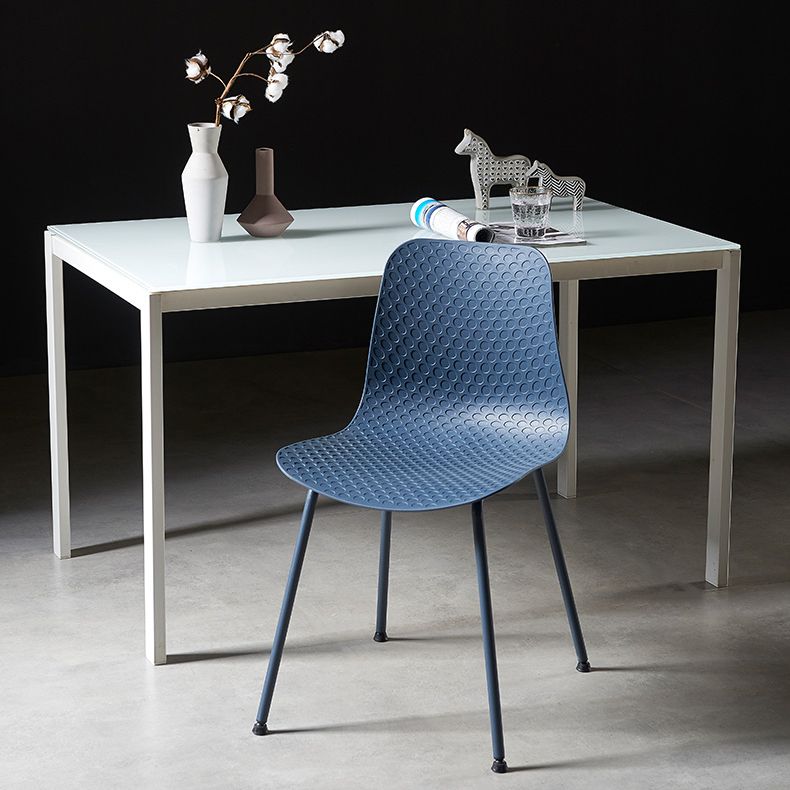 Contemporary Metal Dining Room Chairs Plastic Dining Armless Chair for Restaurant Use Clearhalo ' kitchen&dining_furn' 'Dining Chairs' 'Dining Tables & Seating' 'dining_chair' 'furn' 'furn_dining_chair' 'Furniture' 'furniture_dining_chair' 'Kitchen & Dining Furniture' 'kitchen' 1200x1200_0b46e977-fc85-44e3-837e-6e70459e6cb1