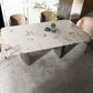 Modern 1/4/5/6/7 Pieces Dining Set Rectangle Stone Dining Table for Dining Room Clearhalo 'Dining Room Sets' 'Dining Tables & Seating' 'dining_room_set' 'furn' 'furn_dining_room_set' 'Furniture' 'Kitchen & Dining Furniture' 1200x1200_0b4704fb-b342-4bf5-8b7e-253eba6ed57d