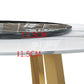 Modern Sintered Stone Dining Table Round Dinner Room Table for Dining Room Clearhalo 'Dining Tables & Seating' 'Dining Tables' 'dining_table' 'furn' 'furn_dining_table' 'Furniture' 'furniture_dining_table' 'Kitchen & Dining Furniture' 'kitchen' 'kitchen_dining_table' 1200x1200_0b4a27f6-54ff-4f0e-89a5-1bbf23db5712