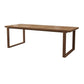 Mid-Century Modern Dining Table Pine Wood Table with Sled Base Clearhalo ' dining_table' 'Dining Tables & Seating' 'Dining Tables' 'furn' 'furn_dining_table' 'Furniture' 'furniture_dining_table' 'Kitchen & Dining Furniture' 'kitchen&dining_furn' 'kitchen' 'kitchen_dining_table' 1200x1200_0b4a689e-b59f-4023-aa9d-9692ed966942