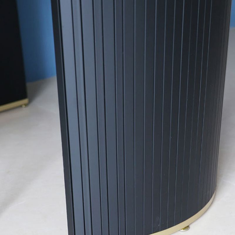 Freeform Double Pedestal Dining Table Luxury Fixed Table of Faux Marble Clearhalo 'Dining Tables & Seating' 'Dining Tables' 'dining_table' 'furn' 'furn_dining_table' 'Furniture' 'Kitchen & Dining Furniture' 1200x1200_0b4a97a9-4924-422f-8e89-f11cd28245de