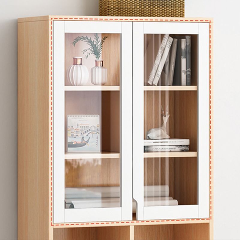 Barra in legno massiccio di rettangolo contemporaneo tira forti e armadi di accento