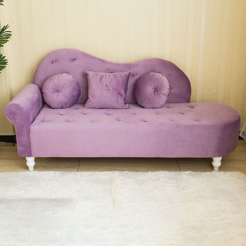 Glam Chaise Lounge Divano Chaise Lounge in velluto per soggiorno
