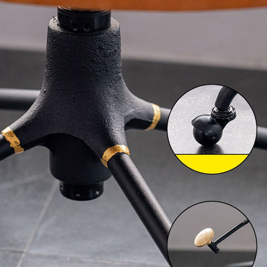 Silla de escritorio sin brazo silla de oficina ergonómica moderna con ruedas