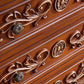 Cómoda de almacenamiento de madera maciza Cómoda de almacenamiento tradicional con 3/4/5 cajones