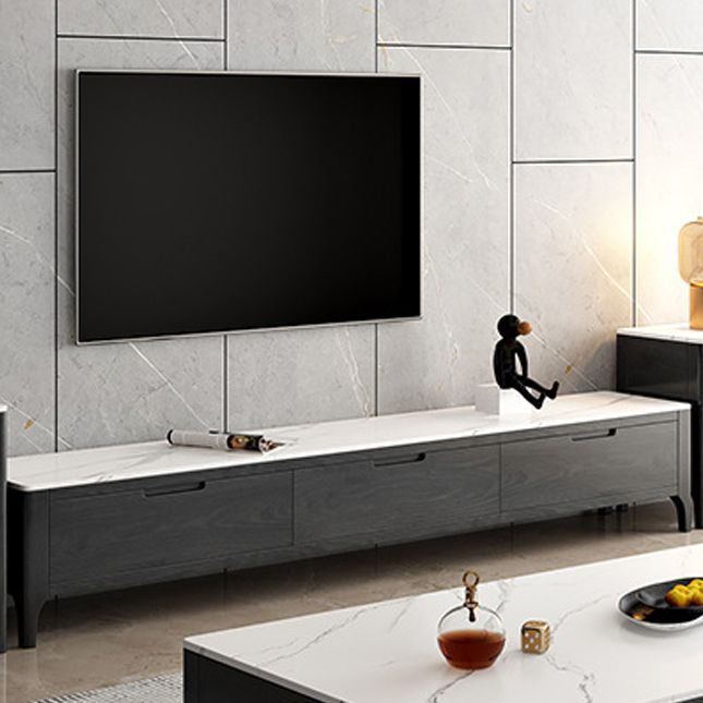 Scandinavian TV Media Console Stone TV Stand for Living Room Clearhalo 'furn' 'furn_tv_stands_entertainment_centers' 'Furniture' 'Living Room Furniture' 'TV Stands & Entertainment Centers' 'TV Stands & Media Storage Furniture' 'tv_stands_entertainment_centers' 1200x1200_0b52c300-6523-4de2-8b95-18896c8418d3