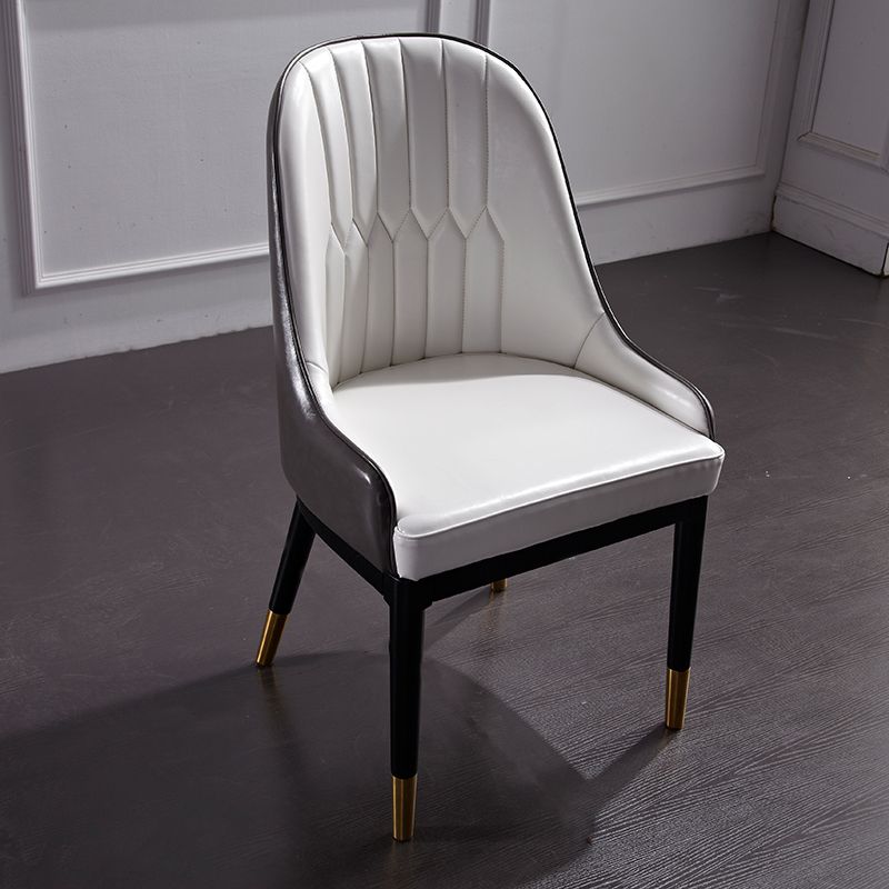 Dining Room Side Chairs Glam Solid Wood Kitchen Armless Chair for Home Clearhalo 'Dining Chairs' 'Dining Tables & Seating' 'dining_chair' 'furn' 'furn_dining_chair' 'Furniture' 'furniture_dining_chair' 'Kitchen & Dining Furniture' 1200x1200_0b53f1ff-2f6b-4fe5-a7d3-ad77ffc3911b