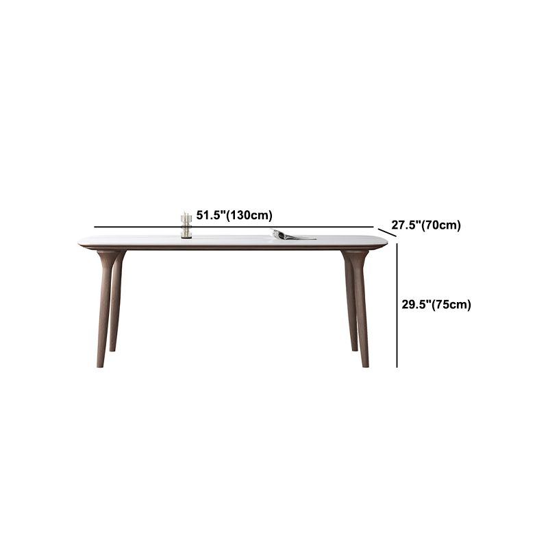 Modern Sintered Stone Top Dining Set Rectangle 1/3/4/5/7 Pieces wooden Table Set Clearhalo 'Dining Room Sets' 'Dining Tables & Seating' 'dining_room_set' 'furn' 'furn_dining_room_set' 'Furniture' 'Kitchen & Dining Furniture' 1200x1200_0b544912-cd7d-489d-a2fa-c361398f530e