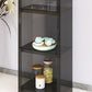 4/5-Shelf Glam Closed Back Standard Bookshelf Acrylic Vertical Bookshelf Clearhalo 'Bookcases' 'furn' 'furn_bookcases' 'Furniture' 'furniture_bookcases' 'kitchen' 'kitchen_bookcases' 'Living Room Furniture' 'Office Furniture' 1200x1200_0b55c032-bb3e-49dd-8482-657190ead56c