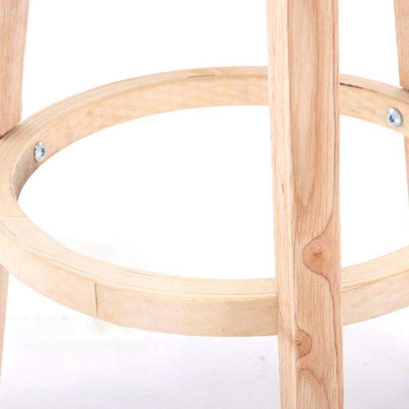 Industriële stijl ronde stoel barkruk houten teller barkruk voor huisgebruik