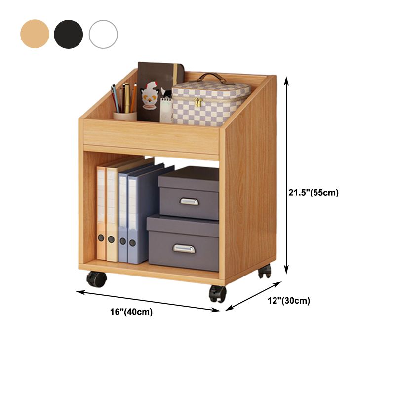 Hedendaagse stijl boekenplank Engineered houten boekenkast voor kantoor- en studieruimte