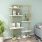 11.81"W Bookcase Glam Style Open Back Bookshelf for Office Study Room Home Clearhalo 'Bookcases' 'furn' 'furn_bookcases' 'Furniture' 'furniture_bookcases' 'kitchen' 'kitchen_bookcases' 'Living Room Furniture' 'Office Furniture' 1200x1200_0b59f542-01d3-45c1-9927-cba8ef3c58bc
