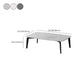 Rectangular Slate 4 Legs Coffee Table 16.5" High Stone 1 Single Cocktail Table Clearhalo 'Coffee & Accent Tables' 'Coffee Tables' 'coffee_tables' 'furn' 'furn_coffee_tables' 'Furniture' 'Living Room Furniture' 1200x1200_0b5d07a5-faa6-4edf-a1df-dee5b3993661