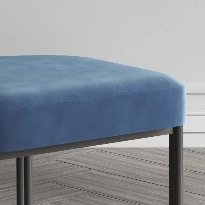 Modern Armless Dining Chairs Home Kitchen Velvet Side Chairs