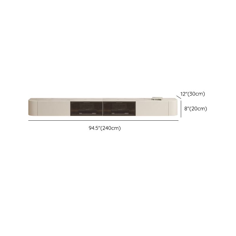 Contemporary Media Console Floating TV Media Console with Drawers Clearhalo 'furn' 'furn_tv_stands_entertainment_centers' 'Furniture' 'Living Room Furniture' 'TV Stands & Entertainment Centers' 'TV Stands & Media Storage Furniture' 'tv_stands_entertainment_centers' 1200x1200_0b5df1e0-d110-4ac2-a223-6dc96bacdcc4