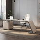 Modern Stone Office Desk Rectangular Shape Task Desk with Drawers in White Clearhalo 'furn' 'furn_office_desk' 'Furniture' 'Office Desks' 'Office Furniture' 'office_desk' 1200x1200_0b617147-ce17-4a4e-bc45-cf071272db87