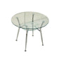 Modern Style Glass Kitchen Dining Table Clear Round Table with Metal Base for Home Clearhalo ' dining_table' 'Dining Tables & Seating' 'Dining Tables' 'furn' 'furn_dining_table' 'Furniture' 'furniture_dining_table' 'Kitchen & Dining Furniture' 'kitchen&dining_furn' 'kitchen' 'kitchen_dining_table' 1200x1200_0b6342d9-3acb-40e3-9482-7368820e78a5
