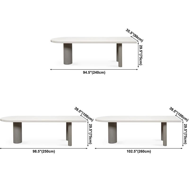 Modern Style Home Solid Wood Dining Table Freeform Shape Table with 3 Legs Base Clearhalo ' dining_table' 'Dining Tables & Seating' 'Dining Tables' 'furn' 'furn_dining_table' 'Furniture' 'furniture_dining_table' 'Kitchen & Dining Furniture' 'kitchen&dining_furn' 'kitchen' 'kitchen_dining_table' 1200x1200_0b63b86c-e3d6-45cc-82ac-f0d9c318ce28