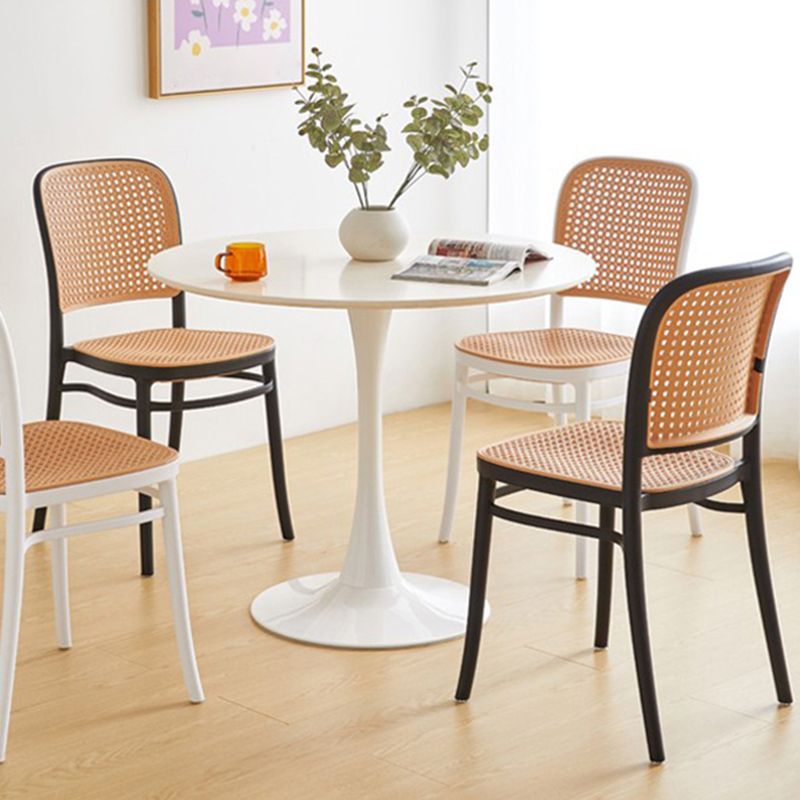 Scandinavian Stackable Bar Stool Plastic Armless Bar Stool for Living Room Clearhalo 'Bar Furniture' 'Bar Stools' 'bar_stools' 'furn' 'furn_bar_stools' 'Furniture' 'Kitchen & Dining Furniture' 1200x1200_0b63fcfd-691e-4665-8838-8aa6857c0ef0