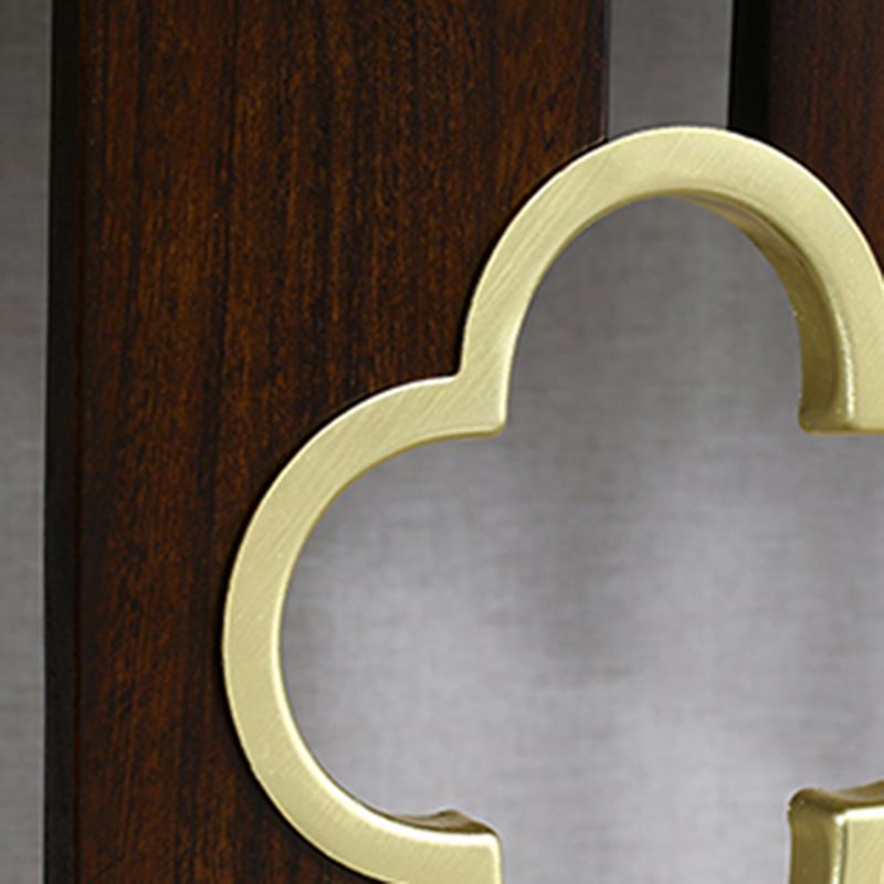 Rectangle Contemporary Console Table Dark Brown Elm Console Sofa Table