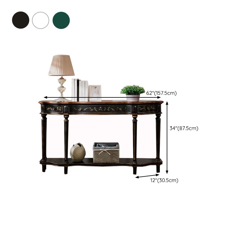 Victoria Wooden Console Table Free Form Console Sofa Table for Hall Clearhalo 'Console Tables' 'console_tables' 'Entry & Mudroom Furniture' 'furn' 'furn_console_tables' 'Furniture' 1200x1200_0b689d27-323c-4bad-b648-3e68df07978e