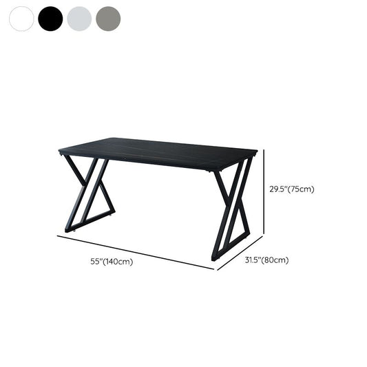 Industrie Computer Schreibtisch Schlafzimmer Stone Office Desk mit Beinen