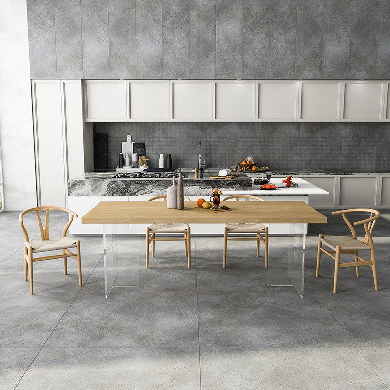 モダンなソリッドウッドダイニングセット1/2/5ピースダイネットセットセット