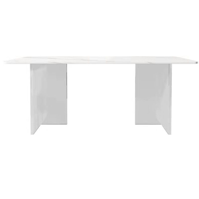 Modern 1/2/5/7 Pieces Dining Set Rectangle Stone Dining Table for Dining Room Clearhalo 'Dining Room Sets' 'Dining Tables & Seating' 'dining_room_set' 'furn' 'furn_dining_room_set' 'Furniture' 'furniture_dining_room_set' 'Kitchen & Dining Furniture' 1200x1200_0b6bfd2d-ee9f-40bc-8e86-8fabd74b54ab