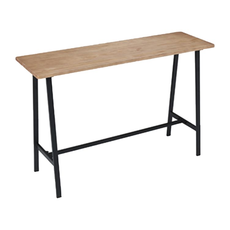 Juego de mesa de bar Glam para interiores, juego de mostrador con caballete de madera maciza de 1/2/3/5 piezas en color natural