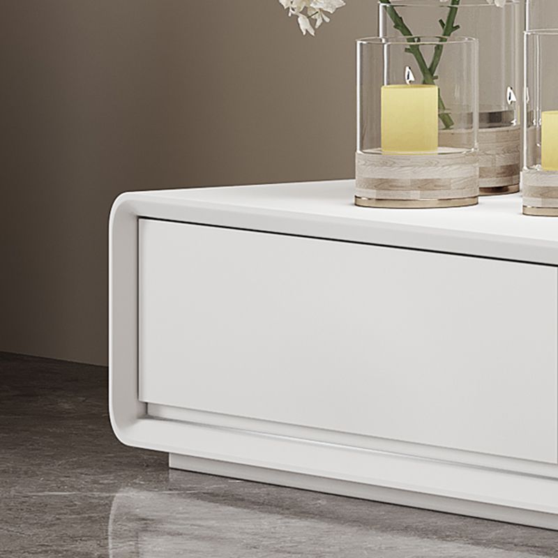 White Media Console Modern Faux Wood TV Stand Console with Drawers Clearhalo 'furn' 'furn_tv_stands_entertainment_centers' 'Furniture' 'Living Room Furniture' 'TV Stands & Entertainment Centers' 'TV Stands & Media Storage Furniture' 'tv_stands_entertainment_centers' 1200x1200_0b7295f1-3998-45c1-a2d4-f5d48737251c