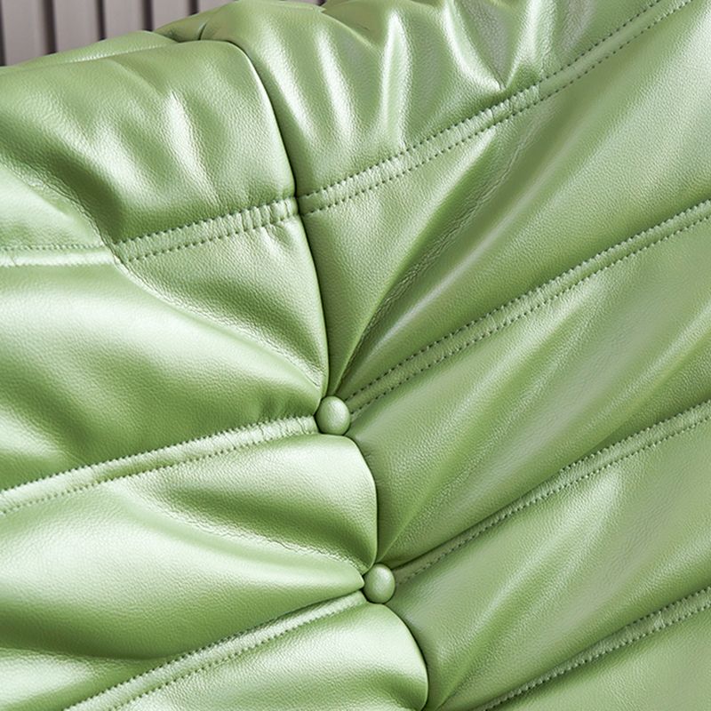 Reclinatura a dondolo manuale tradizionale reclinabile in fronta in pelle finta