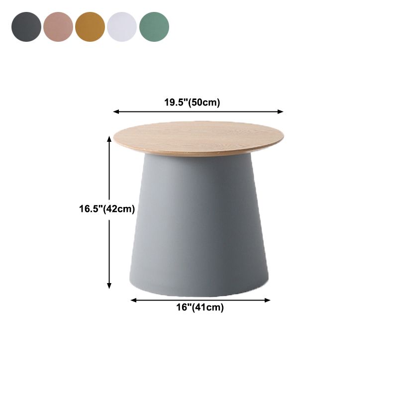 Pedestal Base Design Cocktail Table RoundSolid Wood/acrylic Top Coffee Table Clearhalo 'Coffee & Accent Tables' 'Coffee Tables' 'coffee_tables' 'furn' 'furn_coffee_tables' 'Furniture' 'furniture_coffee_tables' 'Living Room Furniture' 1200x1200_0b782fec-fb30-4e09-a221-92c0d9e5fd2a