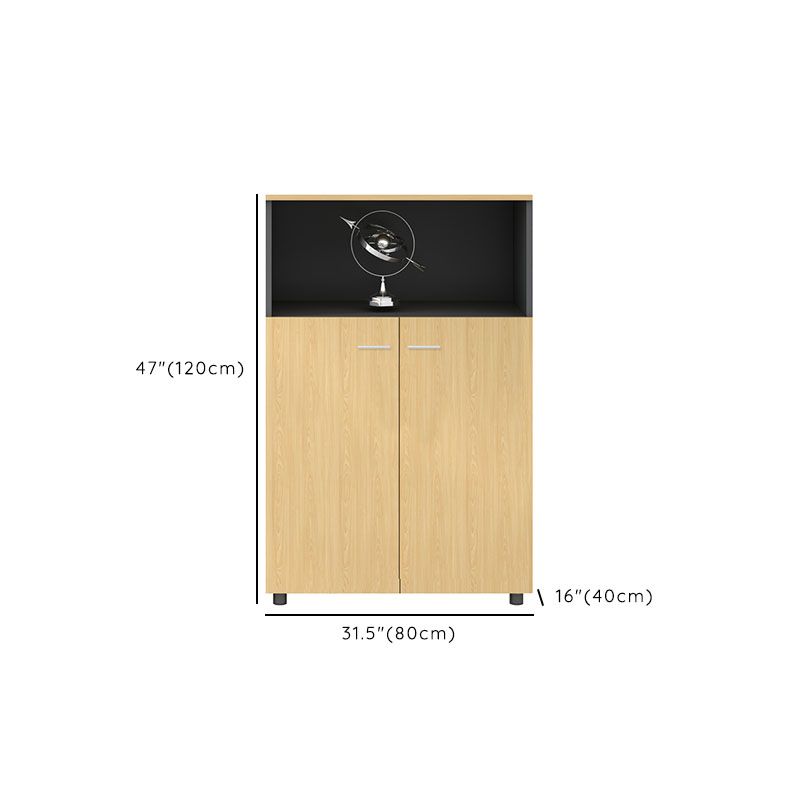 Contemporary File Cabinet Solid Wood Frame Lateral File Cabinet Office Clearhalo 'Filing Cabinets' 'filling_cabinets' 'furn' 'furn_filling_cabinets' 'Furniture' 'Office Furniture' 1200x1200_0b7f028d-9389-43d1-b027-38f53bc0a44f