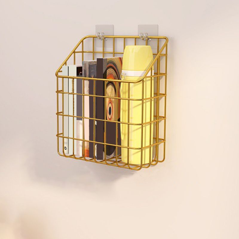 Libreria moderna in metallo galleggiante in metallo da 6 pollici a parete montata