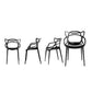 Scandinavian Arm Dining Chairs Plastic Low Back Dining Side Chair Clearhalo 'Dining Chairs' 'Dining Tables & Seating' 'dining_chair' 'furn' 'furn_dining_chair' 'Furniture' 'Kitchen & Dining Furniture' 1200x1200_0b802aee-1647-4687-9052-aab25d06c415