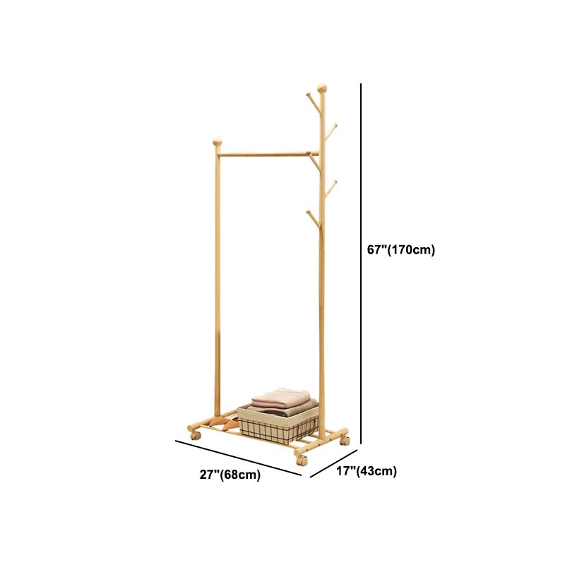Contemporary Style Wardrobe 1-Teir Metal Wardrobe Closet for Bedroom