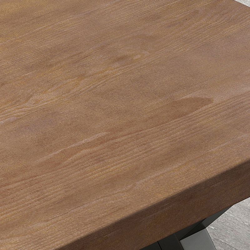 Ensemble de Table à manger rectangulaire moderne, 1/2/5 pièces, Table et chaises en bois massif